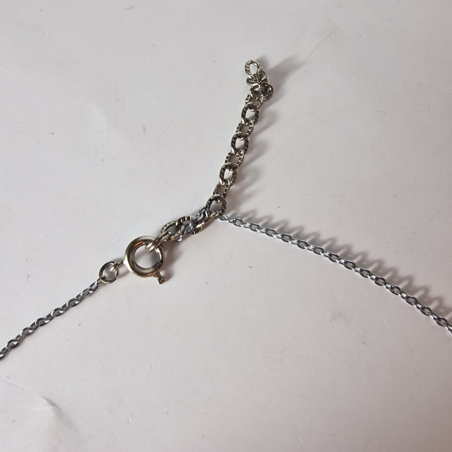 Vintage 1950s Silver-Tone Rhinestone Amethyst Cascade Drop Necklace Costume Bib – photo 4