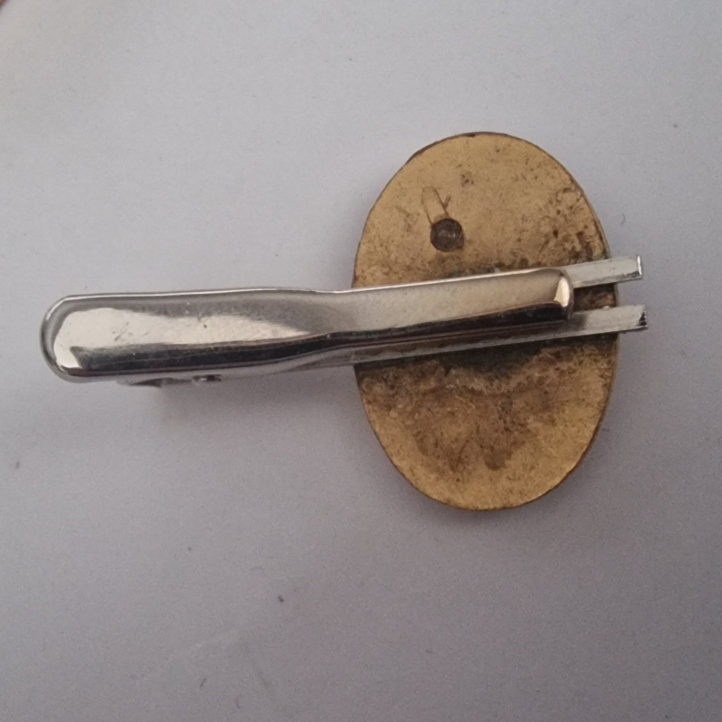 Vintage 1950s Silver-Tone Nagasaki Japan Enamel Tie Clip Souvenir Judo Figural – photo 5