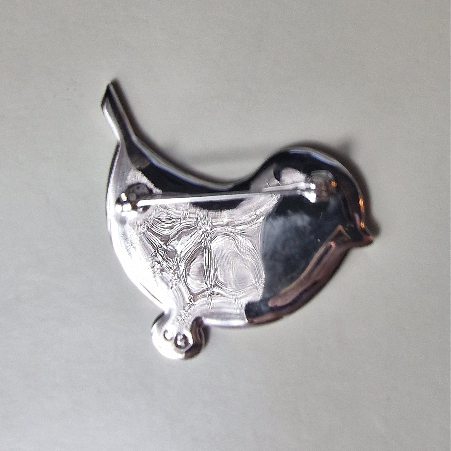 Swarovski Vintage Silver-Tone Tulip Floral Brooch 1990s Green Enamel Crystal Pin – photo 2