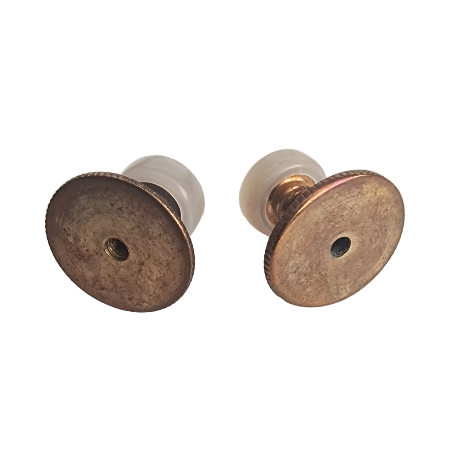 Vintage 1950s Brass Dress Shirt Studs Screw-Back Tuxedo Formalwear Great Britain – photo 4