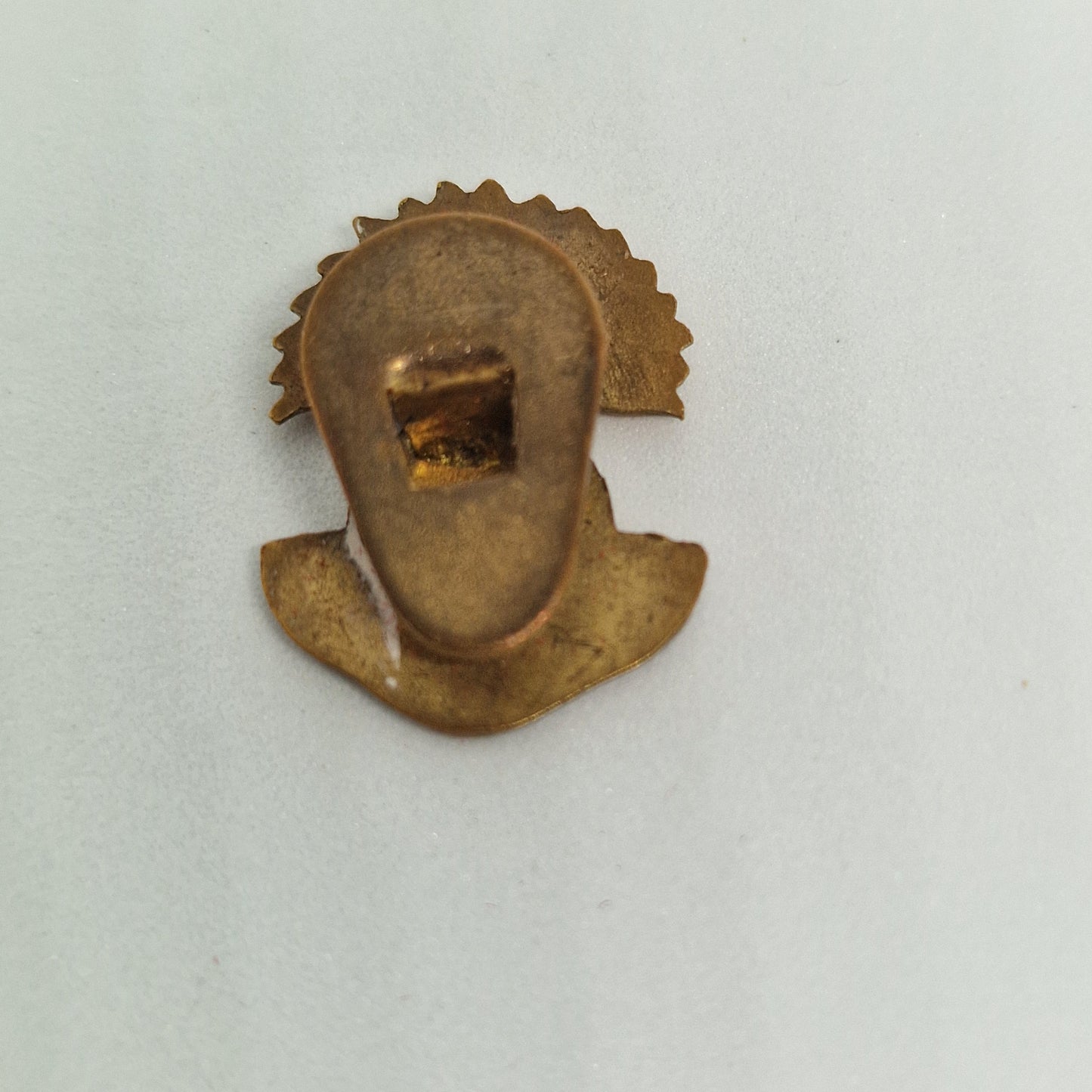Vintage 1970s Gold-Plated Royal Fusiliers Military Lapel Badge Brooch Enamel Pin – photo 7