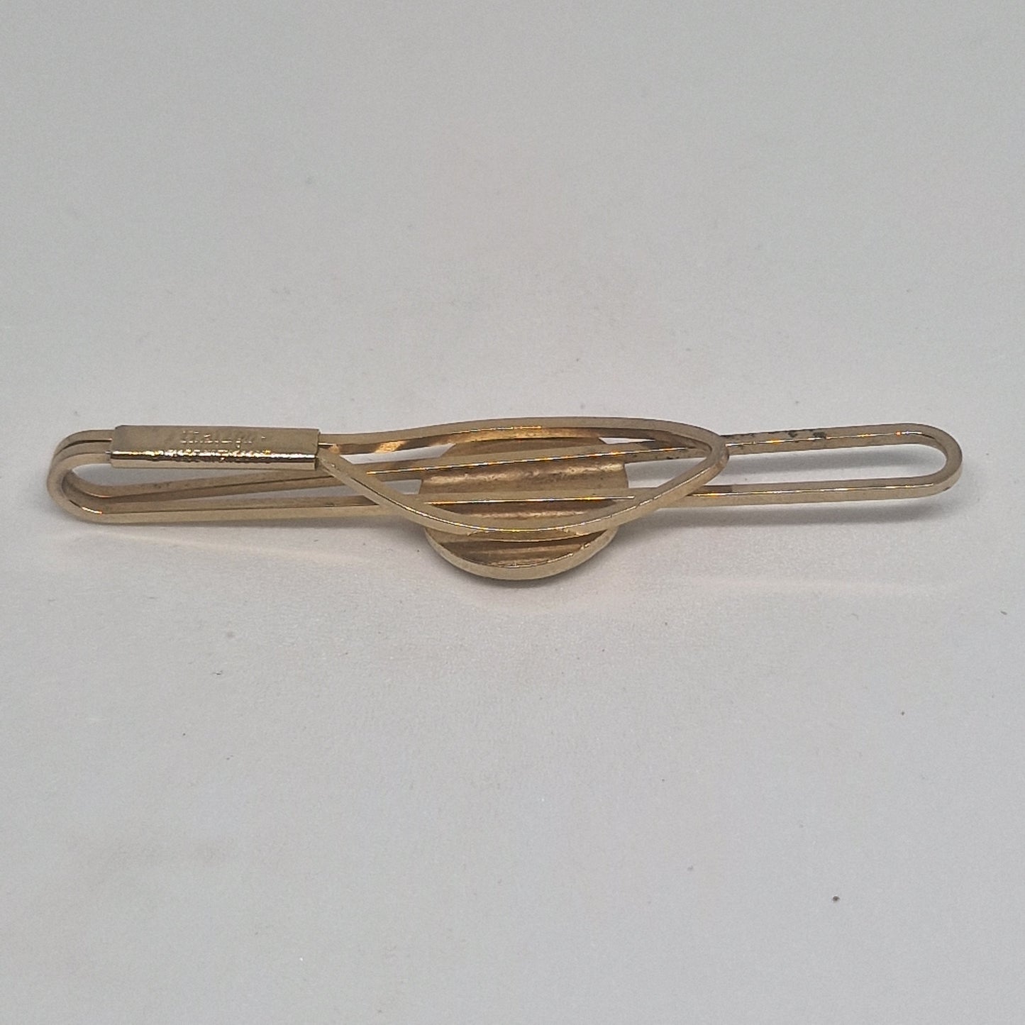 Vintage Strattons 1960s Gold-Tone Football Tie Clip Figural Sports Signed Mens – photo 4