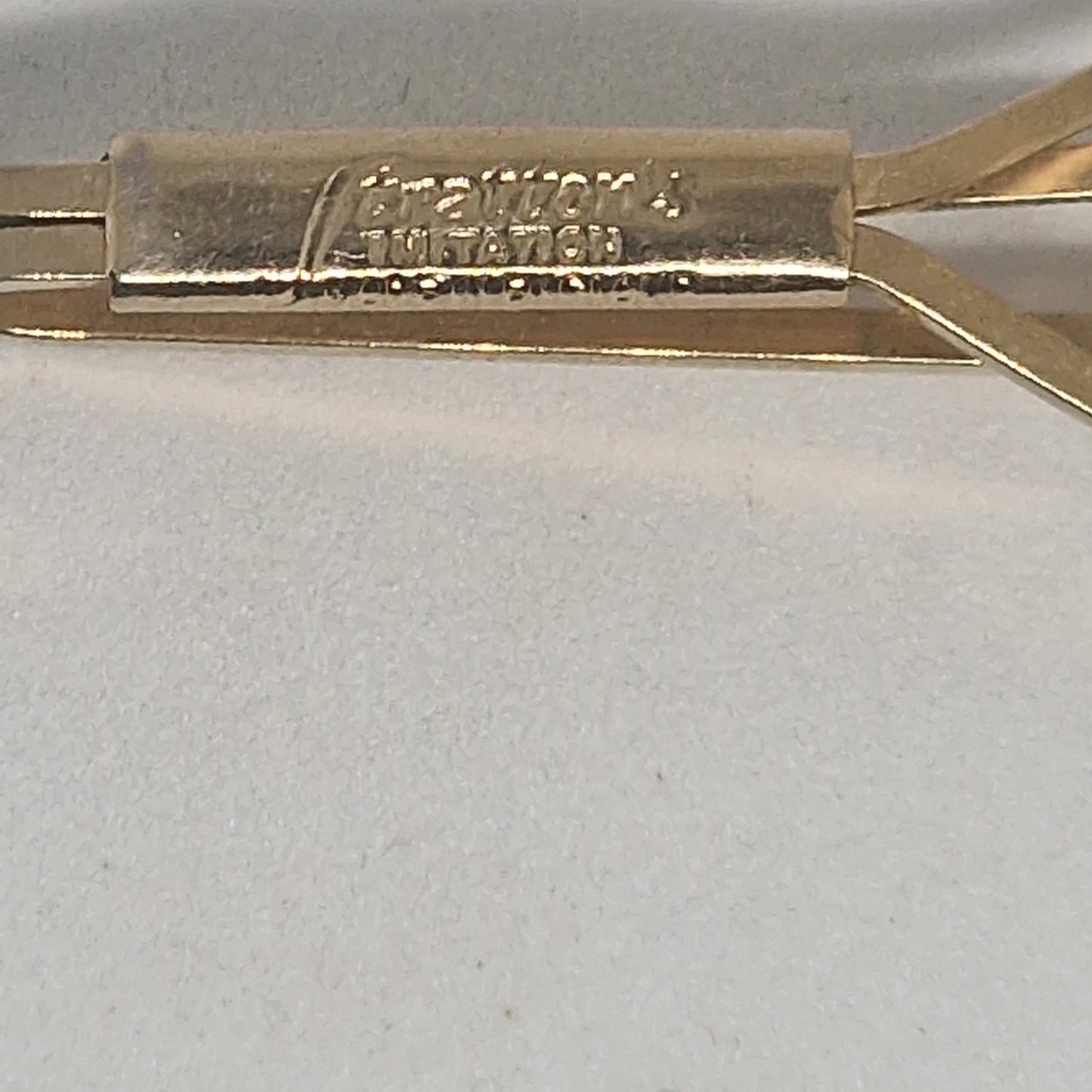 Vintage Strattons 1960s Gold-Tone Football Tie Clip Figural Sports Signed Mens – photo 6