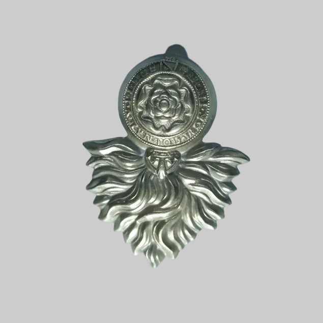 Vintage Gold-Tone Military Fusilier Brooch British Regiment Grenade Lapel Pin