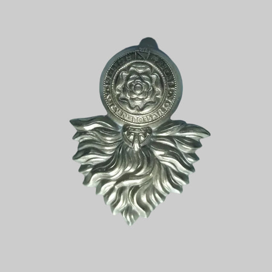 Vintage Gold-Tone Military Fusilier Brooch British Regiment Grenade Lapel Pin