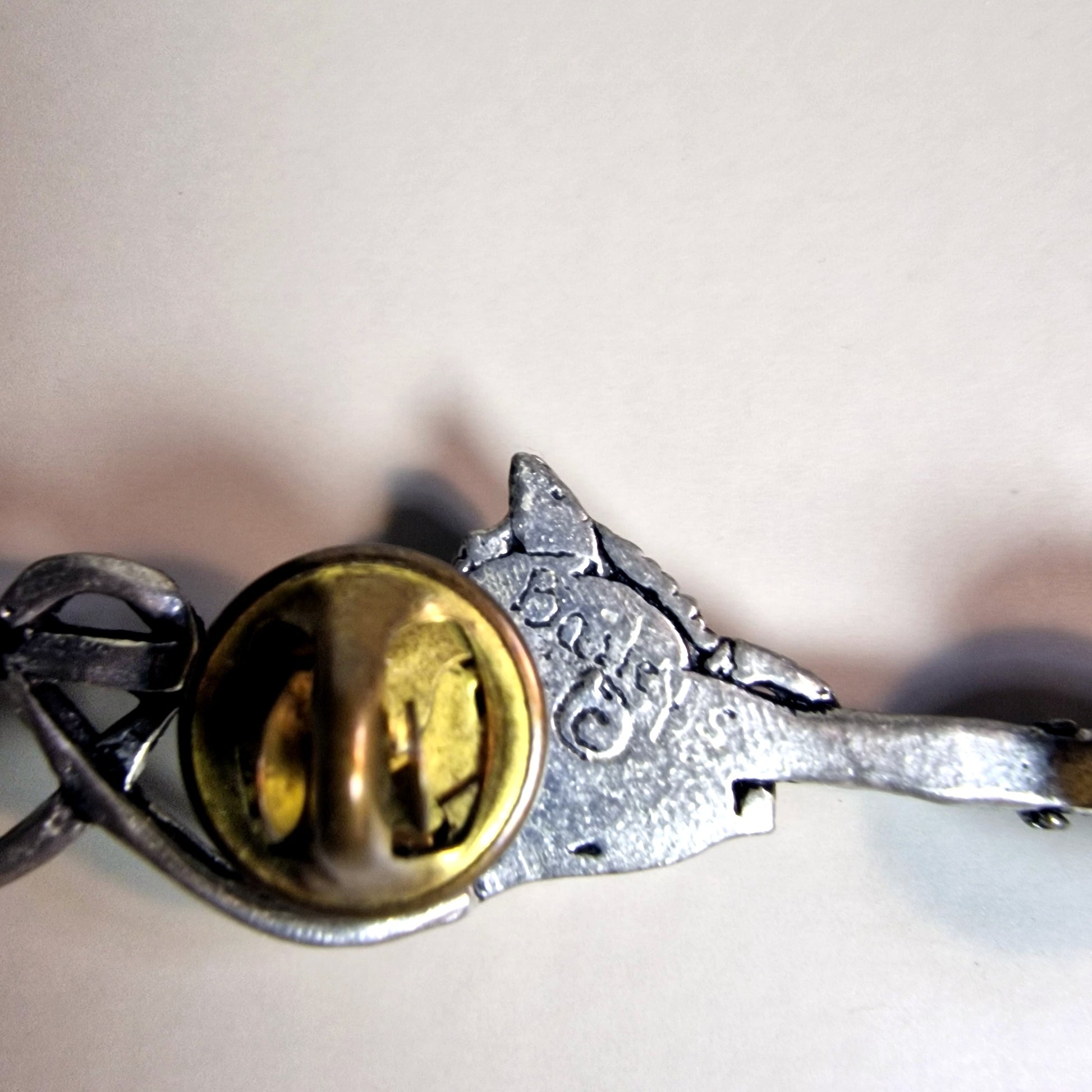 Bailey Antique Silver Equestrian Horse Brooch Figural Animal Pin Signed – photo 3